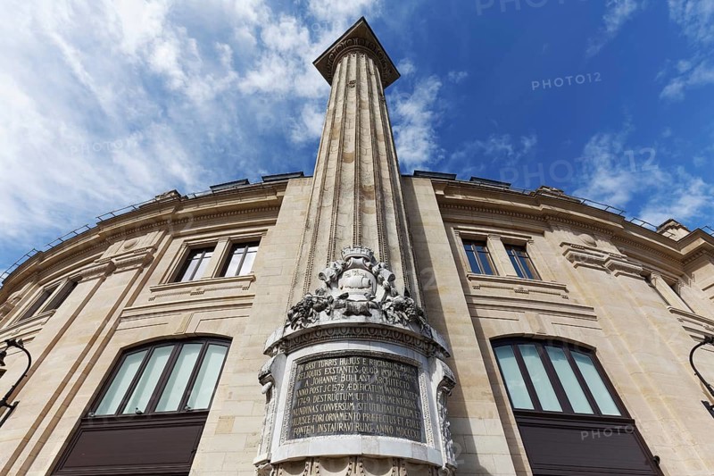 Medici Column, Colonne Médicis, 16th century astrological column, Bourse de Commerce, Pinault Collection, Paris, France
