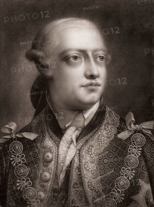 King George III or George William Frederick, 1738, 1820, King of Great Britain and King of Ireland