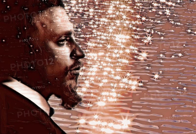 Portrait of Rainer Maria Rilke, 1875 – 1926, Austrian poet and novelist, digitally edited