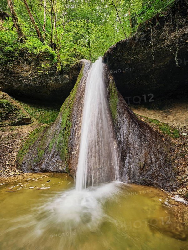 Schwarzenbach Waterfall, Baar, Canton Zug, Switzerland