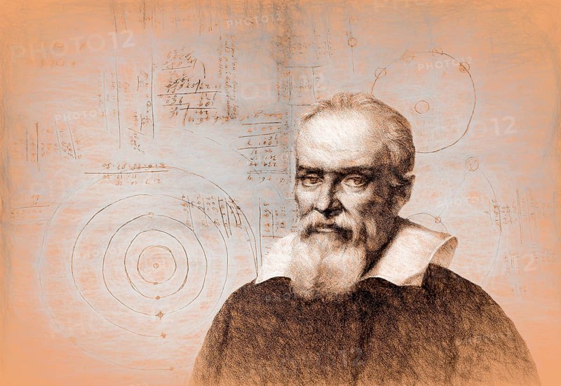 Galileo Galilei, 1564, 1642, Italian astronomer, handwritten scientific notes