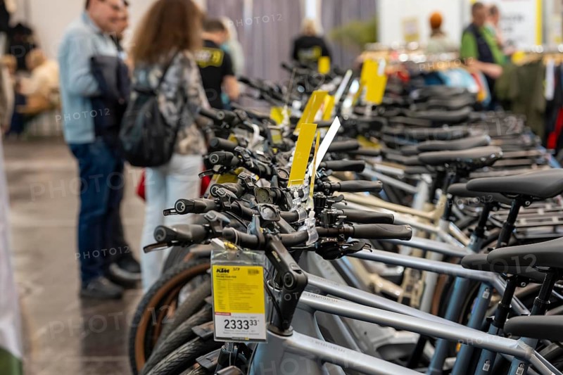 Fahrrad Essen, public fair in the halls of Messe Essen, retailers and manufacturers show everything about bicycles, e-bikes, accessories, North Rhine-Westphalia, Germany