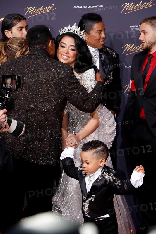 Jackie Jackson and at the world premiere of the movie Michael on Uber Platz in Berlin on 10.04.2026