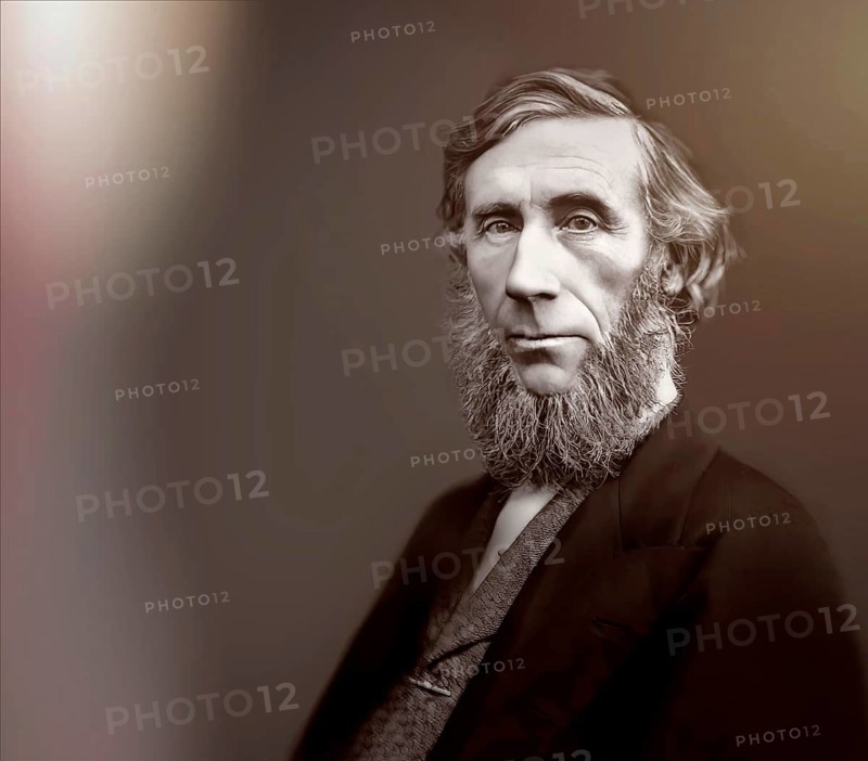 John Tyndall, 1820 –1893, Irish physicist and chemist, discoverer oft he greenhouse effect, digitally edited