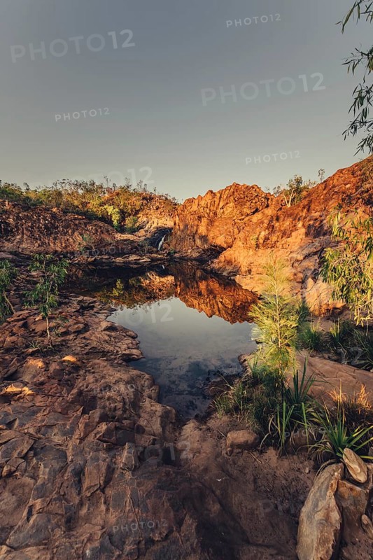 Sunrise Edith Falls in northern Australia, Australia