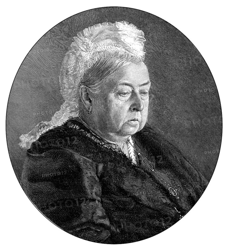 Queen Victoria or Alexandrina Victoria, 1819 - 1901, Queen of the United Kingdom of Great Britain and Ireland, Empress of India, Victoria, 1819 - 1901, Königin des Vereinigten Königreichs von Großbritannien und Irland und Kaiserin von Indien