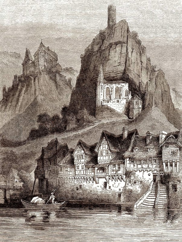 Idar-Oberstein, Rheinland-Pfalz, Deutschland, 19. Jahrhundert