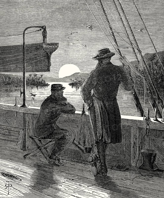 Charles Frederick Frazier Mackenzie, 1825–1862, Bishop of Central Africa, on board oft he 1861