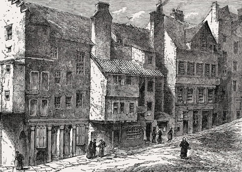 Major Weir's House, assembly rooms, West Bow, Edinburgh, Scotland, 17th century