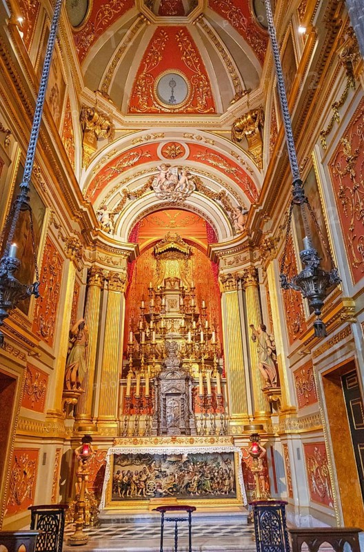 Cathedral interior, Braga, Minho Province, Portugal