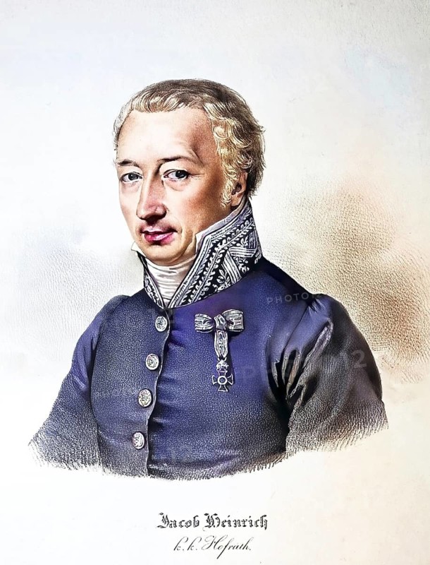 Jakob Heinrich (1753-1827), jurist, military auditor, Historical, digitally restored reproduction from a 19th century original, Record date not stated