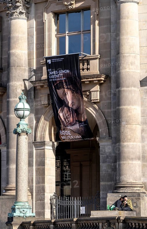 Entrance to the Bode Museum, Berlin, Germany