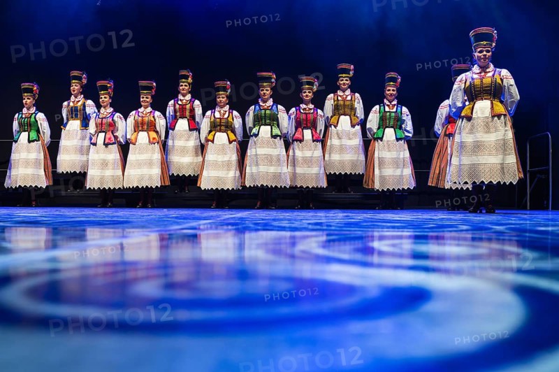 NOWA SOL, POLAND - 4 NOVEMBER, 2023: Concert Song and Dance Ensemble Slask (Zespol Piesni i Tanca Slask)