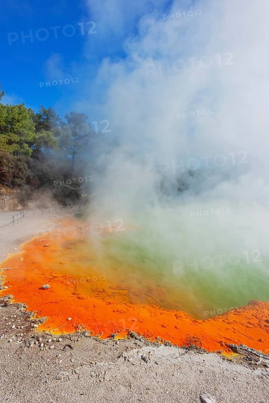 Champagne pool, Waiotapu Thermal Park, Waiotapu, Rotorua, Bay of Plenty, North Island, New Zealand
