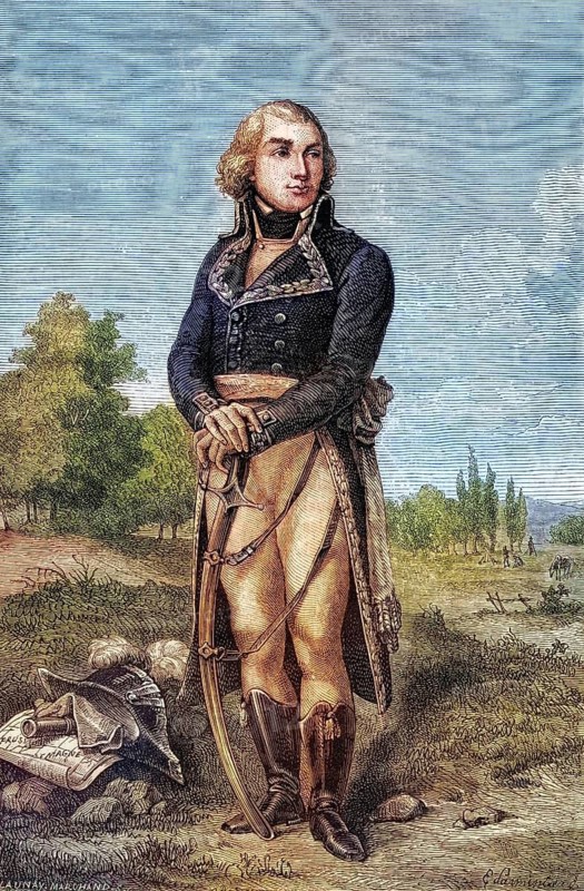 Jean-Baptiste, Comte Jourdan (born 29 April 1762 in Limoges died 23 November 1833 in Paris) was a French officer, commander and general during the Revolutionary Wars, Historical, digitally restored reproduction from a 19th century original, Record date not stated