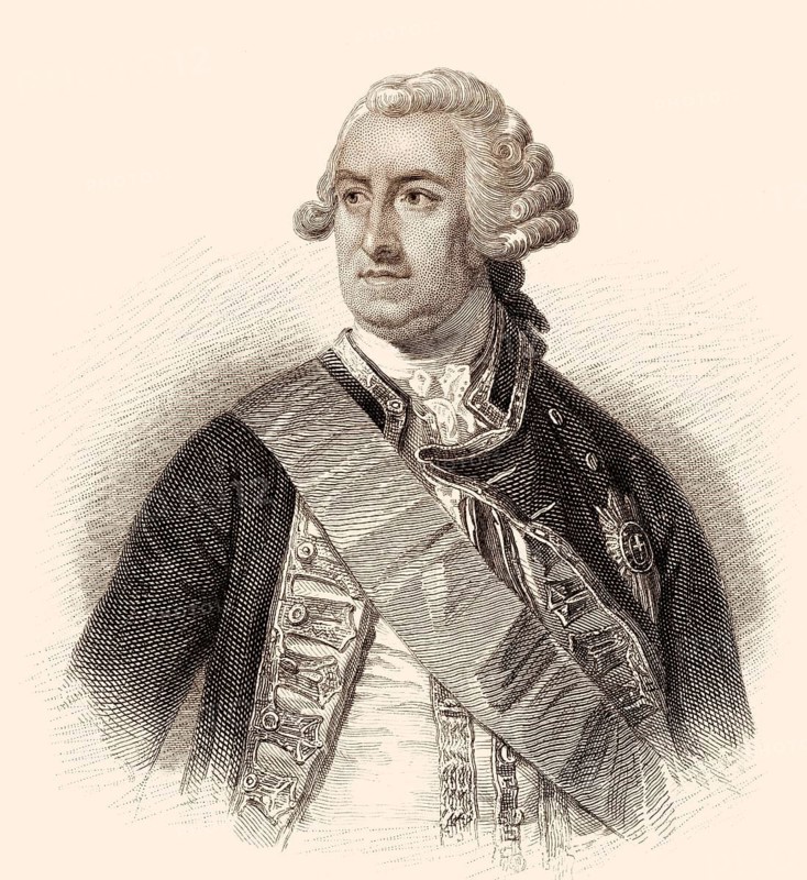 Admiral der Flotte Edward Hawke, 1. Baron Hawke, 1705-1781, Offizier der Royal Navy