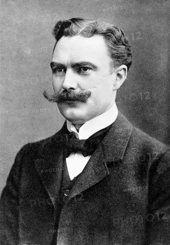 Portrait of Paul Erich Hoffmann. With Schaudin discovered the casual organism of syphilis, 1914 - 1918, 1st World War, reproduction of a war postcard