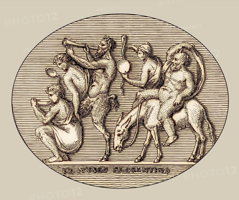 Antique gemstone relating to a carnival song or canto carnascialesco, Florence, late fifteenth century