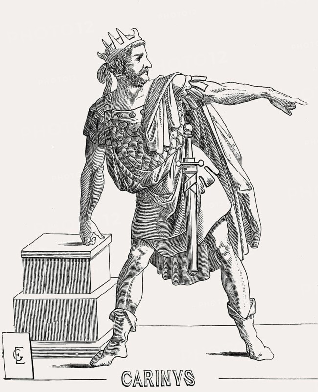 Carinus, was Roman Emperor from 283 to 285