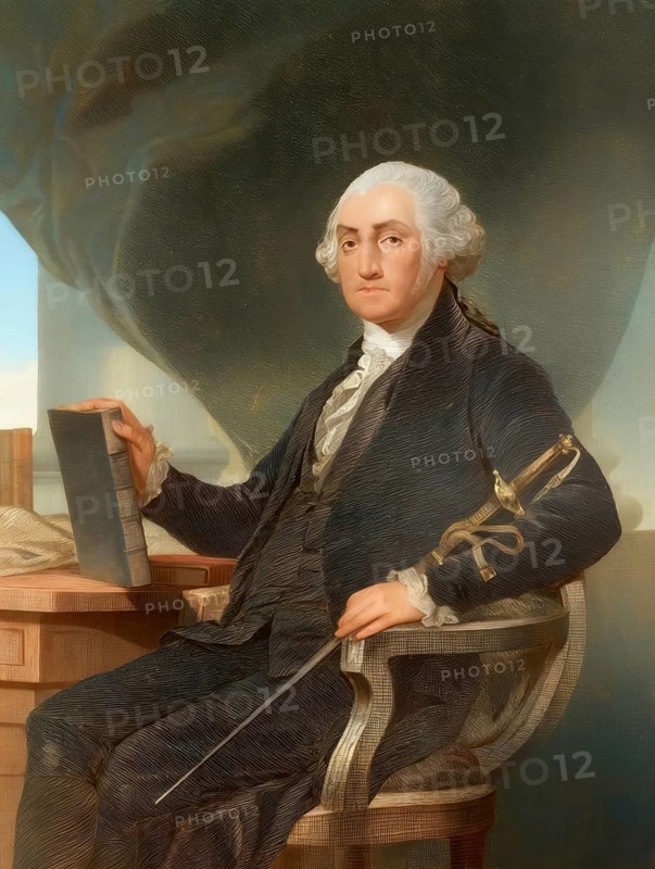 Portrait of George Washington, 1732 - 1799, the first president of the United States of America