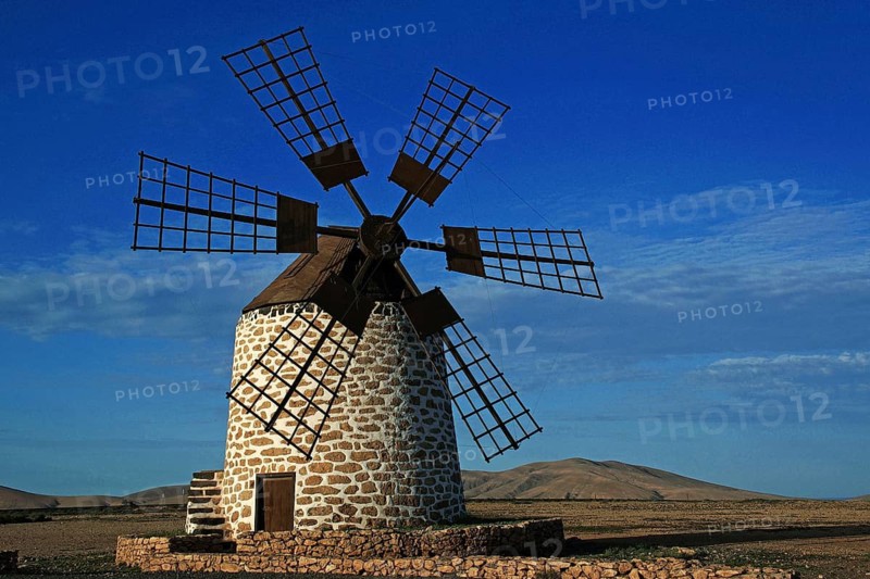 Canary Islands, Fuerteventura, Windmill, Fuerteventura, Canary Islands, Spain