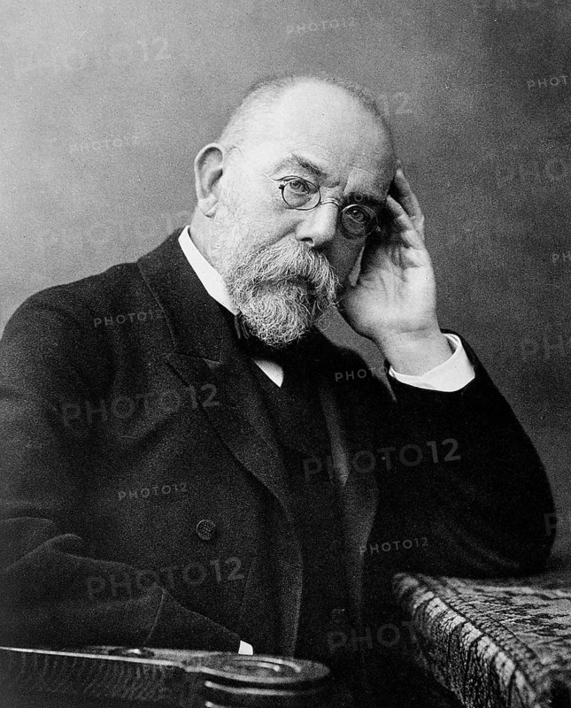 Robert Koch (11 December 1843 in Clausthal - 27 May 1910 in Baden-Baden) was a German physician, epidemiologist and bacteriologist. He is one of the most important physicians of the 19th and 20th centuries. Germany Successes: Discovery of the anthrax pathogen, tuberculosis and the cholera pathogen. In 1905 he was awarded the Nobel Prize for Physiology and Medicine. Contemporary history, historical