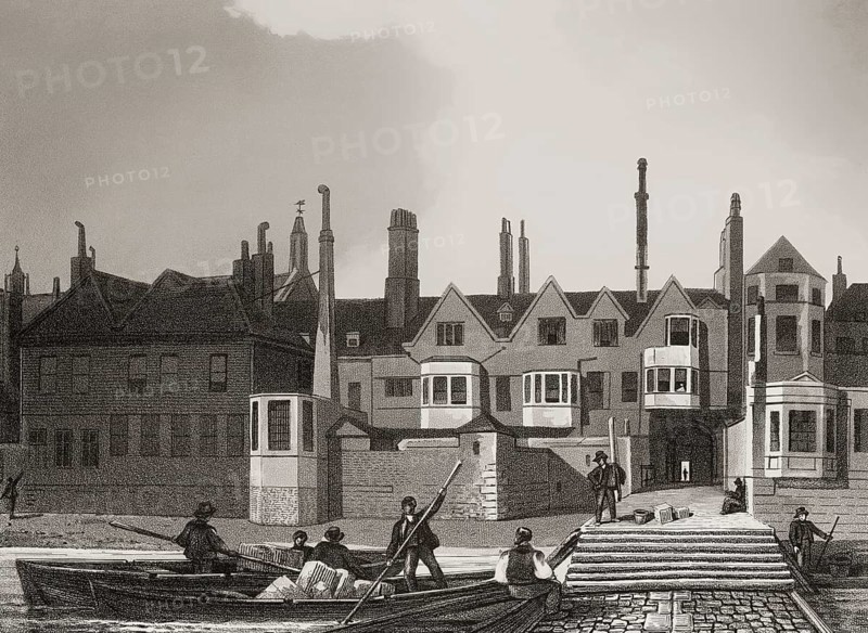 New Palace Yard, Westminster, London, UK, 1808