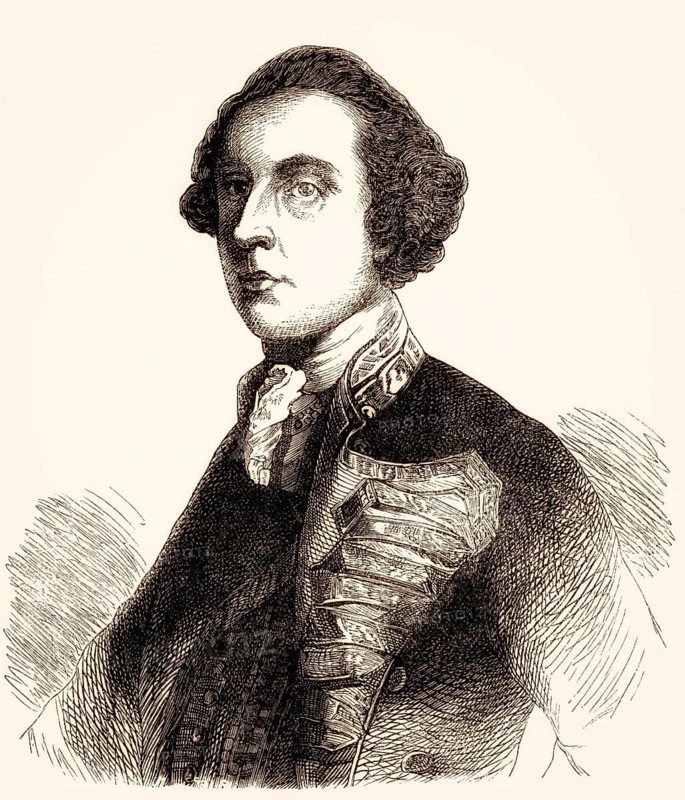 Admiral George Brydges Rodney, 1st Baron Rodney, 1718 – 1792, a British naval officer