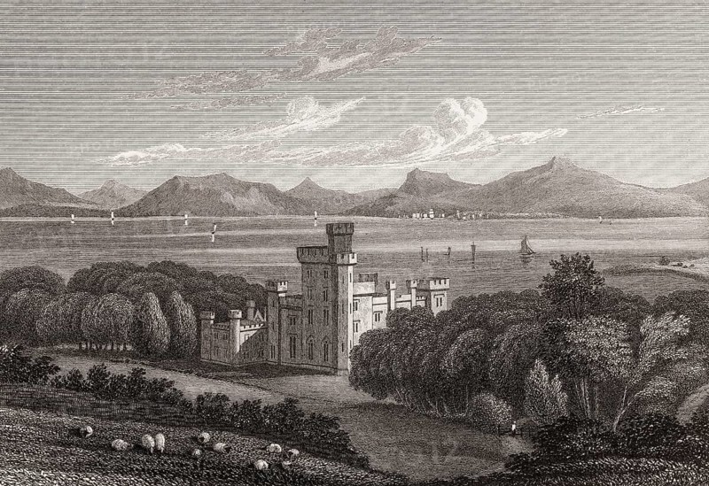 Armadale Castle, Scotland, 19th century, from Modern Athens by Th. H. Shepherd