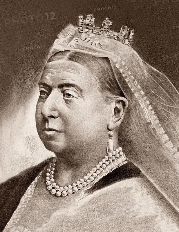 Queen Victoria or Alexandrina Victoria, 1819, 1901, Queen of the United Kingdom of Great Britain and Ireland, Empress of India