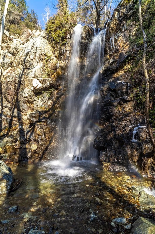 Kaledonia Waterfall in the Troodos Mountains, Cyprus
