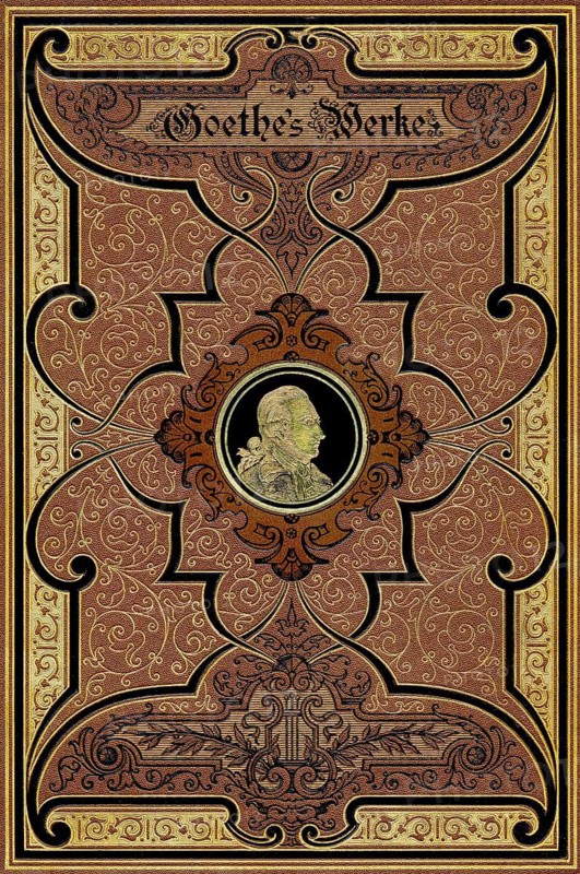 Goethe's masterpieces, book title, 19th century