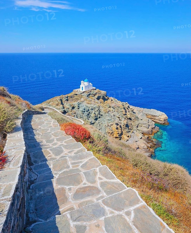 Seven Martyrs Church, Kastro, Sifnos Island, Cyclades Islands, Greece