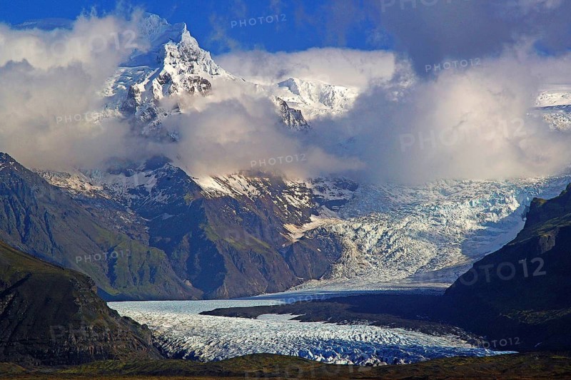 Iceland, Svinafellsjökull, glacier, Europe, Reykjavik