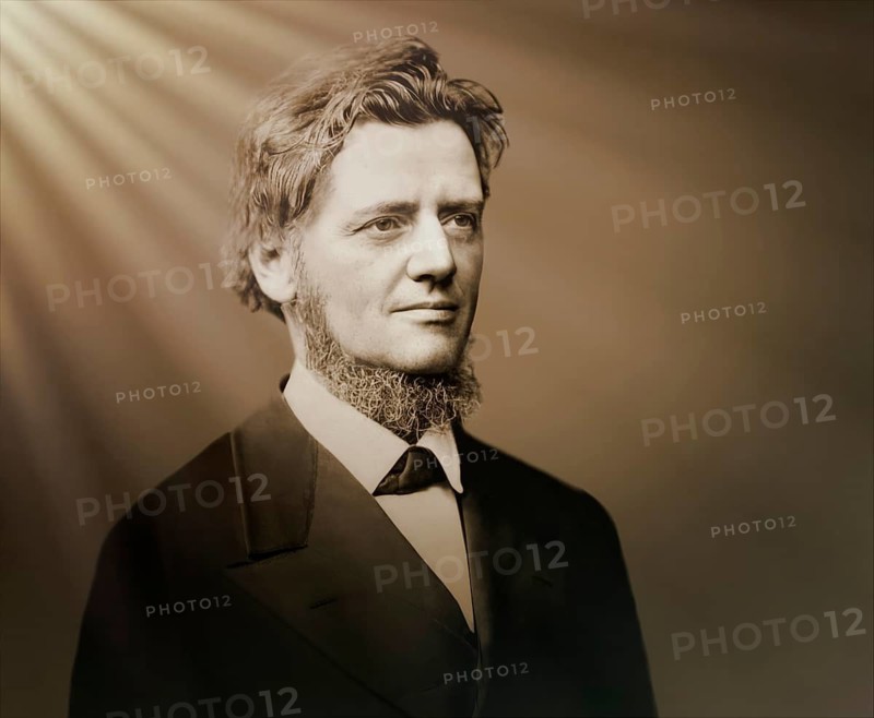 Portrait of Georg Balthazar von Neumayer, Ritter von Neumayer, 1826 – 1909, German polar explorer, geographer and geophysicist, best known for cooperation of meteorology and scientific observations, digitally optimized