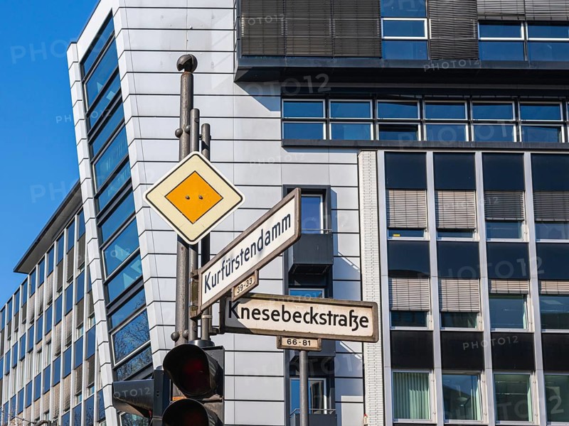 Office building at the Kurfürstendamm-Knesebeckstraße intersection, Berlin, Germany