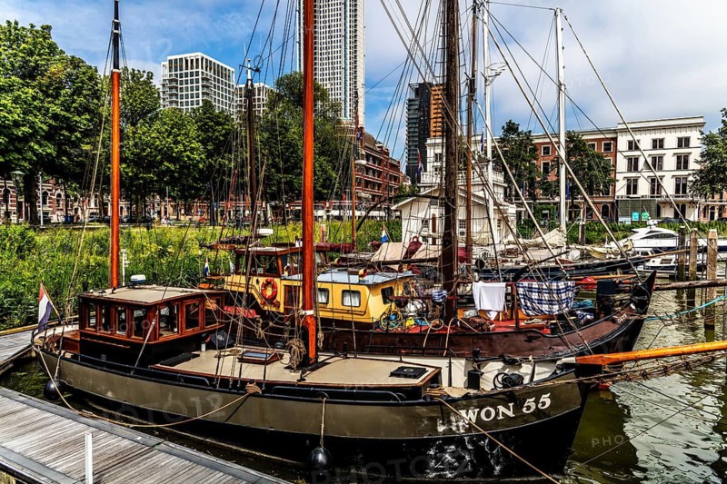 Historic Veerhaven, Rotterdam, Netherlands