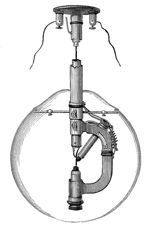Reynier'sche Lampe, von E. Reynier, einem französischen Erfinder