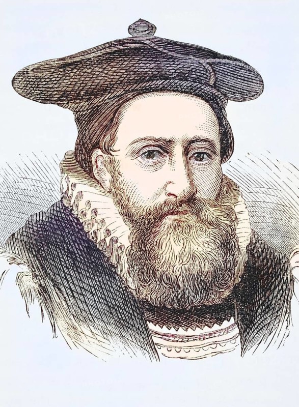 George Abbot 1562 to 1633, Archbishop of Canterbury, Historical, digitally restored reproduction from a 19th century original, Record date not stated