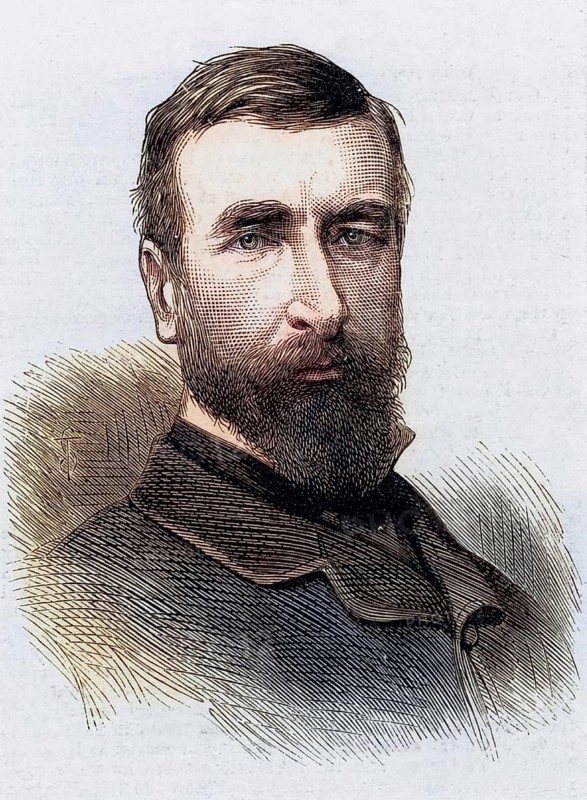 Redvers Henry Buller (1839-1908), British soldier. Served in the Ashanti, Kaffir and Zulu Wars. Won the Victoria Cross at Onhlobane (1879), promoted to lieutenant-general in 1894. In the 2nd Boer War he lifted the siege of Ladysmith (1900), From The Illustrated London News (London, 1879), Historical, digitally restored reproduction from a 19th century original, Record date not stated