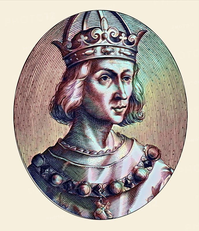 Amon, the fifteenth King of Judah, 1st century BC, according to the Hebrew Bible, digitally edited