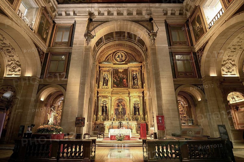 Jesuit Church of Saint Roch, Main altar and Choir, Chiado, Lisbon
