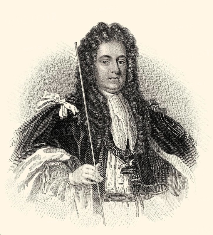 Sidney Godolphin, 1. Earl of Godolphin, 1645-1712, ein führender britischer Politiker