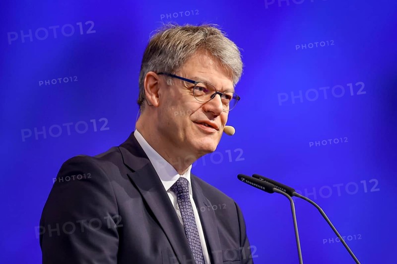 Düsseldorf, North Rhine-Westphalia, Germany - Patrick Schnieder, Federal Minister of Transport and Patron of XPONENTIAL Europe, speaks at XPONENTIAL Europe, the leading trade fair for autonomous technologies & robotics