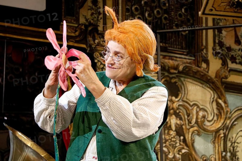 Katharina Thalbach during the photo rehearsal for SAUERKOHL AND MISDEEDS, a musical Wilhelm bush program in the comedy on Kurfürstendamm in the Ernst Reuter Hall in Berlin on 14.01.2026