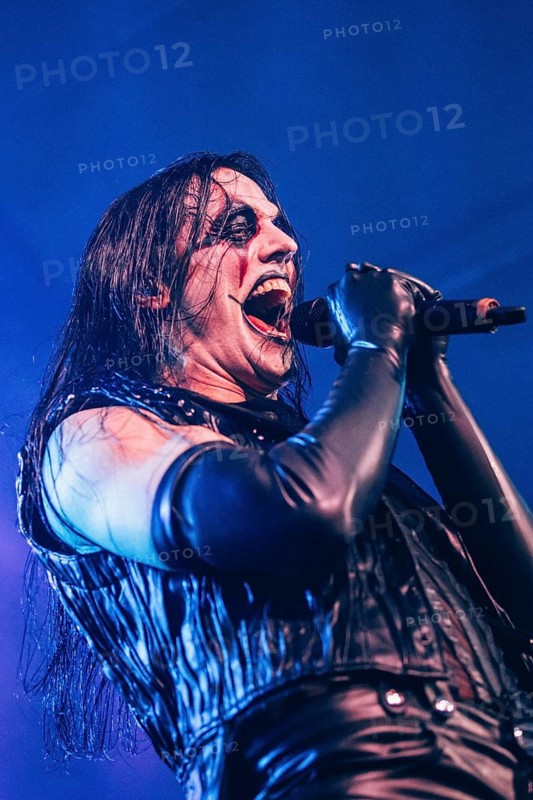 Johannes Eckerström, singer of the band Avatar live on In The Airwaves Tour at Munich's TonHalle on 05.03.2026
