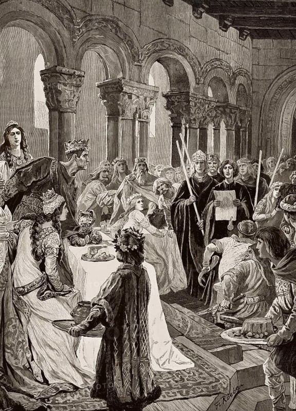 Charles the Bald, 823 – 877, emperor of the Carolingian Empire, the Treaty of Verdun, 843