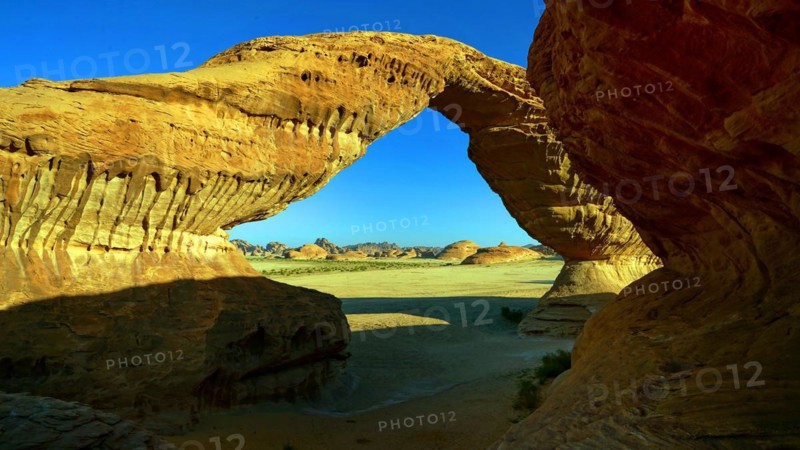 Rainbow Arch in Al Ula, Al Ula, Saudi Arabia, Middle East