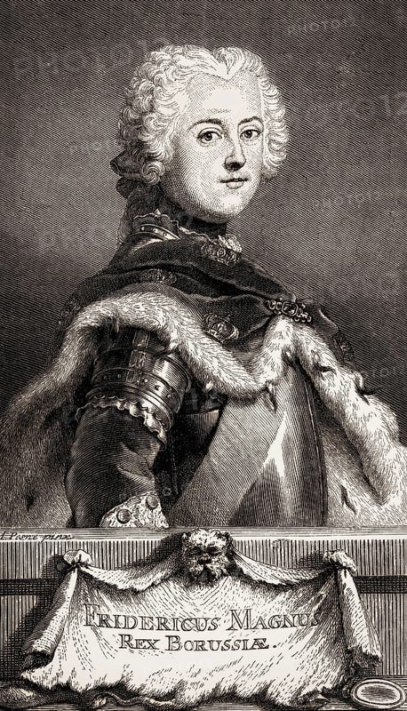 Young Crown Prince Frederick, Frederick the Great or Frederick II