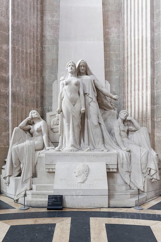 Panthéon, National Hall of Fame, Memorial to Diderot and the Encyclopedists, Enlightenment, Latin Quarter, Paris, France